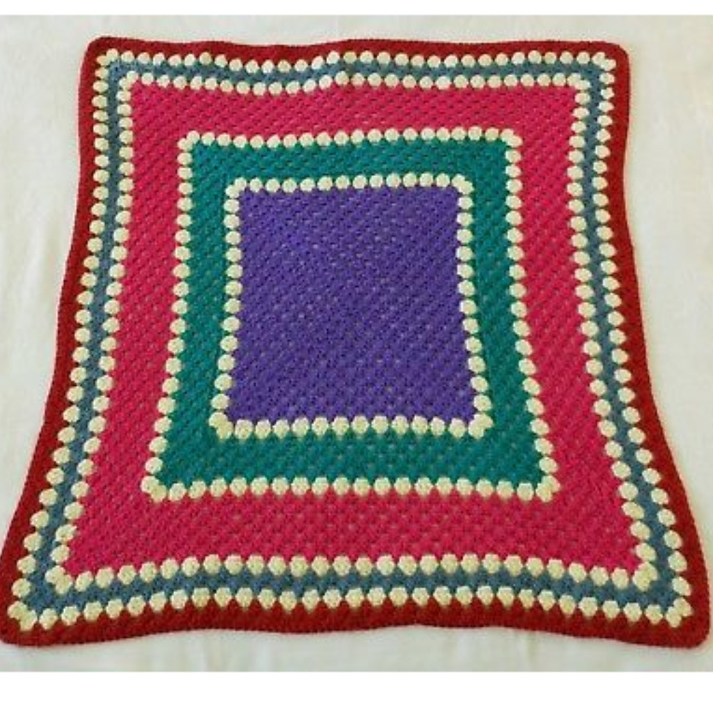Baby RECEIVING BLANKET Jewel Tone Colors